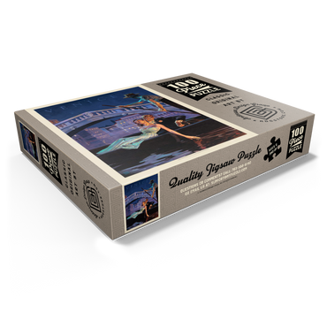 Italy: An Evening in Venice, Vintage Poster 100 Jigsaw Puzzle box view1