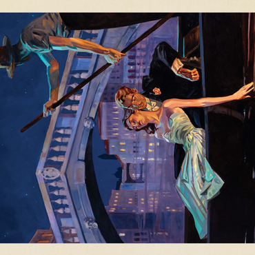 Italy: An Evening in Venice, Vintage Poster 500 Jigsaw Puzzle 3D Modell