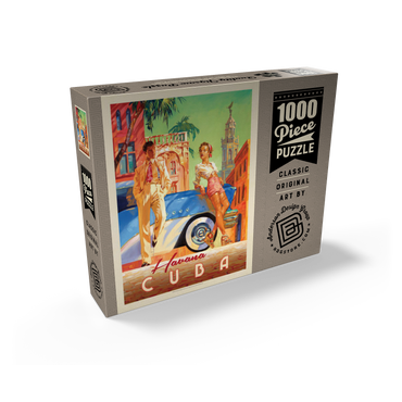 Cuba: Havana Shade, Vintage Poster 1000 Jigsaw Puzzle box view2