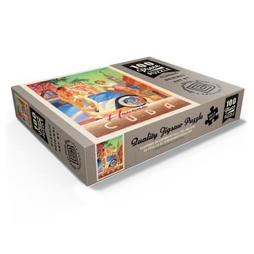 Cuba: Havana Shade, Vintage Poster 100 Jigsaw Puzzle box view1