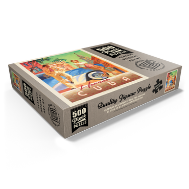 Cuba: Havana Shade, Vintage Poster 500 Jigsaw Puzzle box view1