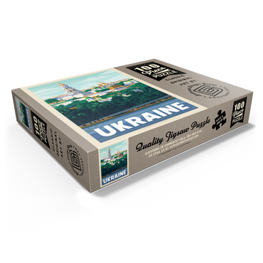 Ukraine: Kiev, Vintage Poster 100 Jigsaw Puzzle box view1