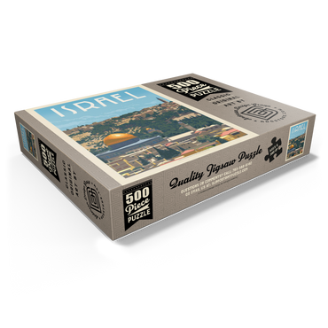 Israel: Jerusalem, The Old City, Vintage Poster 500 Jigsaw Puzzle box view1