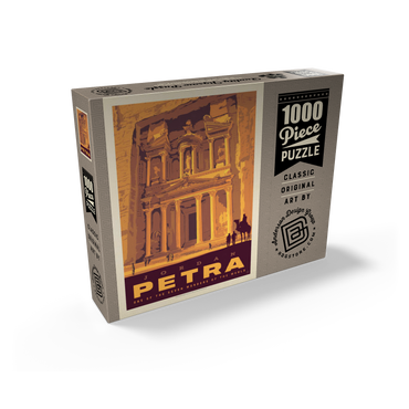 Jordan: Petra, Vintage Poster 1000 Jigsaw Puzzle box view2