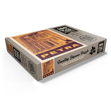 Jordan: Petra, Vintage Poster 100 Jigsaw Puzzle box view1
