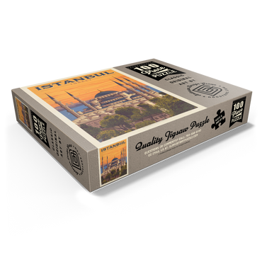 Turkey: Istanbul, Vintage Poster 100 Jigsaw Puzzle box view1