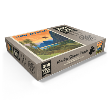 New Zealand: Milford Sound, Vintage Poster 300 Jigsaw Puzzle box view1