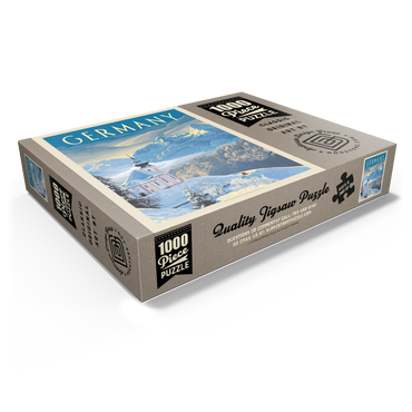 Germany: Bavarian Alps, Vintage Poster 1000 Jigsaw Puzzle box view1