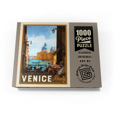 Italy, Venice: La Dolce Vita, Vintage Poster 1000 Jigsaw Puzzle box view3