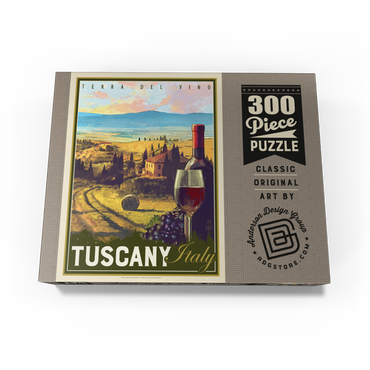 Italy, Tuscany: Terra Del Vino, Vintage Poster 300 Jigsaw Puzzle box view3