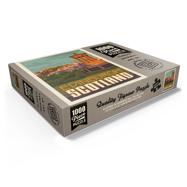 Scotland: Edinburgh, Vintage Poster 1000 Jigsaw Puzzle box view1