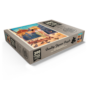 Italy: Florence Fling, Vintage Poster 300 Jigsaw Puzzle box view1