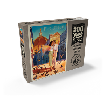 Italy: Florence Fling, Vintage Poster 300 Jigsaw Puzzle box view2