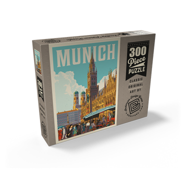 Germany: Munich, Vintage Poster 300 Jigsaw Puzzle box view2