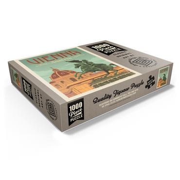 Austria: Vienna, Vintage Poster 1000 Jigsaw Puzzle box view1