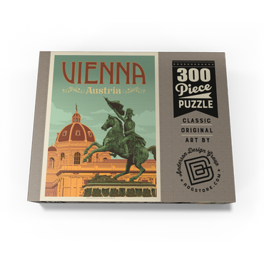 Austria: Vienna, Vintage Poster 300 Jigsaw Puzzle box view3