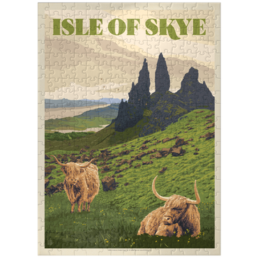 puzzleplate Scotland: Isle Of Skye, Vintage Poster 300 Jigsaw Puzzle