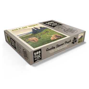 Scotland: Isle Of Skye, Vintage Poster 500 Jigsaw Puzzle box view1