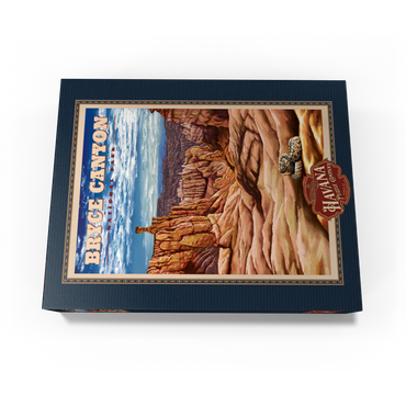 Bryce Canyon National Park - Pillars of Stone, Vintage Travel Poster 300 Jigsaw Puzzle box view3