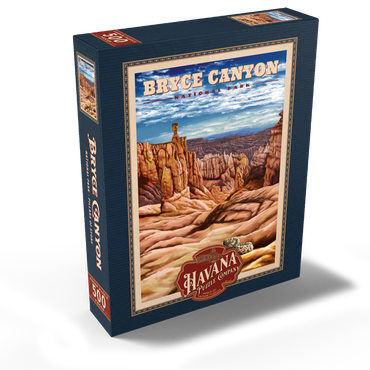 Bryce Canyon National Park - Pillars of Stone, Vintage Travel Poster 500 Jigsaw Puzzle box view1
