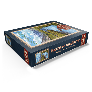 Gates of the Arctic National Park - The Arctic Whisper, Vintage Travel Poster 1000 Jigsaw Puzzle box view1