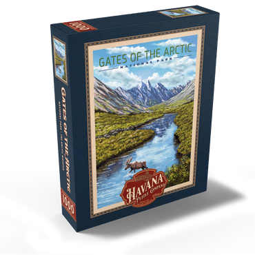 Gates of the Arctic National Park - The Arctic Whisper, Vintage Travel Poster 1000 Jigsaw Puzzle box view1