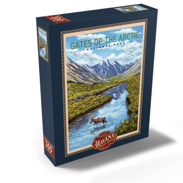 Gates of the Arctic National Park - The Arctic Whisper, Vintage Travel Poster 300 Jigsaw Puzzle box view2