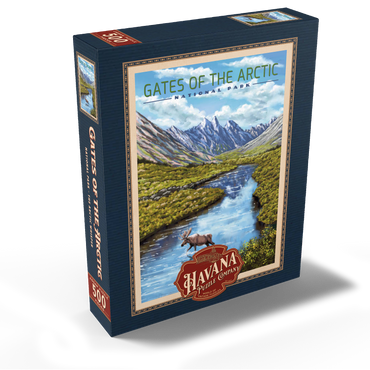 Gates of the Arctic National Park - The Arctic Whisper, Vintage Travel Poster 500 Jigsaw Puzzle box view1