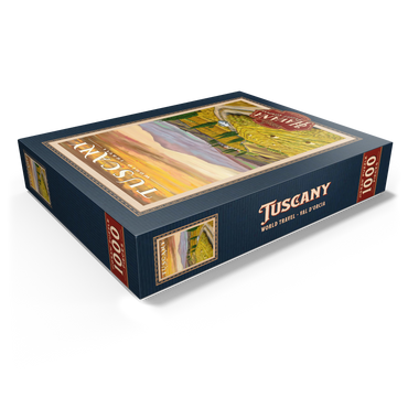 Tuscany - Val d'Orcia, Vintage Travel Poster 1000 Jigsaw Puzzle box view1