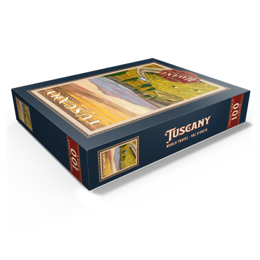 Tuscany - Val d'Orcia, Vintage Travel Poster 100 Jigsaw Puzzle box view1