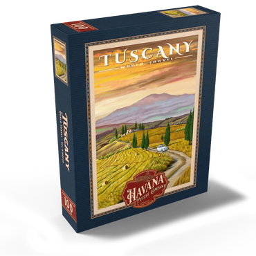 Tuscany - Val d'Orcia, Vintage Travel Poster 100 Jigsaw Puzzle box view1