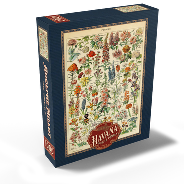Fleurs - Flowers For All, Vintage Art Poster, Adolphe Millot 1000 Jigsaw Puzzle box view2