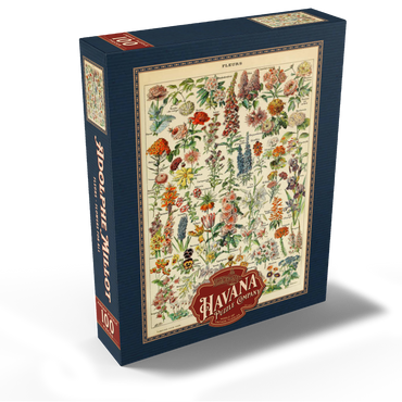 Fleurs - Flowers For All, Vintage Art Poster, Adolphe Millot 100 Jigsaw Puzzle box view2