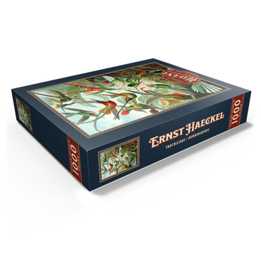 Hummingbirds and Trochilidae (Hummingbirds), Vintage Art Poster, Ernst Haeckel 1000 Jigsaw Puzzle box view1