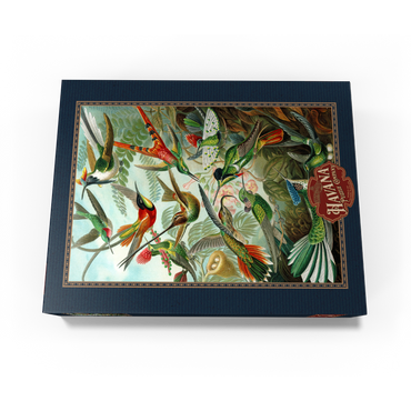 Hummingbirds and Trochilidae, Vintage Art Poster, Ernst Haeckel 300 Jigsaw Puzzle box view3