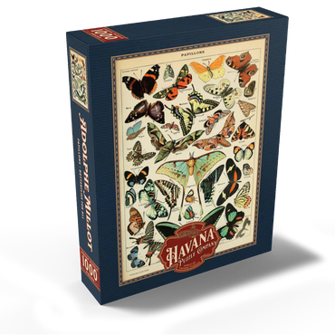 Papillons - Butterflies For All, Vintage Art Poster, Adolphe Millot 1000 Jigsaw Puzzle box view1