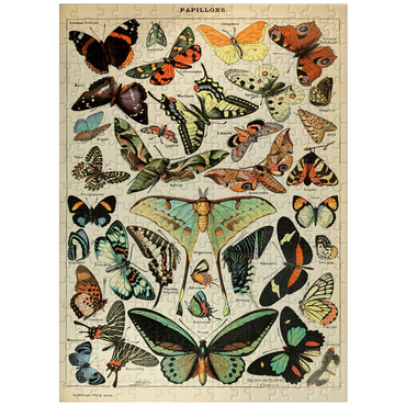 puzzleplate Papillons - Butterflies For All, Vintage Art Poster, Adolphe Millot 300 Jigsaw Puzzle