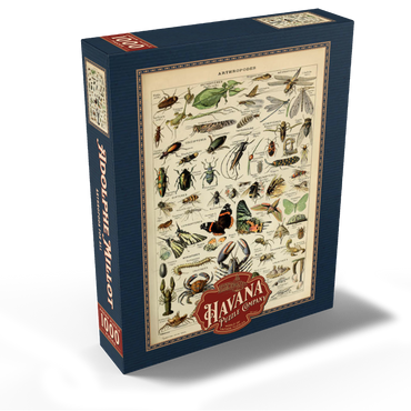 Arthropoda For All, Vintage Art Poster, Adolphe Millot 1000 Jigsaw Puzzle box view1