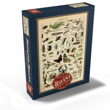 Arthropoda For All, Vintage Art Poster, Adolphe Millot 100 Jigsaw Puzzle box view1