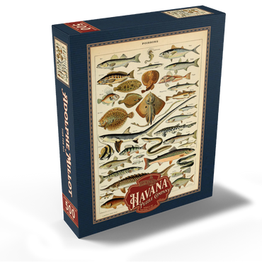 Fish For All, Vintage Art Poster, Adolphe Millot 500 Jigsaw Puzzle box view1
