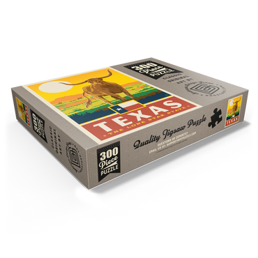 Texas: The Lone Star State, State Pride Vintage Poster 300 Jigsaw Puzzle box view1