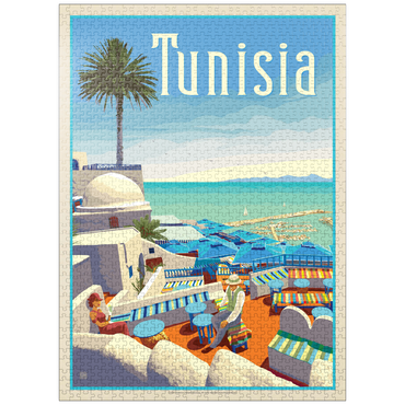 puzzleplate Tunisia: A Journey Through History And Beauty, Vintage Poster 1000 Jigsaw Puzzle