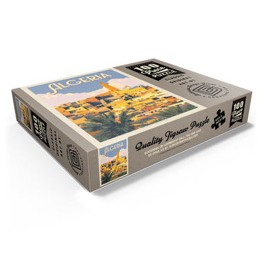 Algeria: Unforgettable North African Charm, Vintage Poster 100 Jigsaw Puzzle box view1