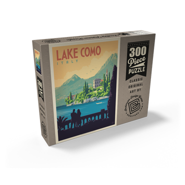 Italy: Lake Como, Vintage Poster 300 Jigsaw Puzzle box view2