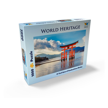 O-Torii Gate in front of Itsukushima Shrine on Miyajima Island - Hiroshima, Japan 1000 Jigsaw Puzzle box view1