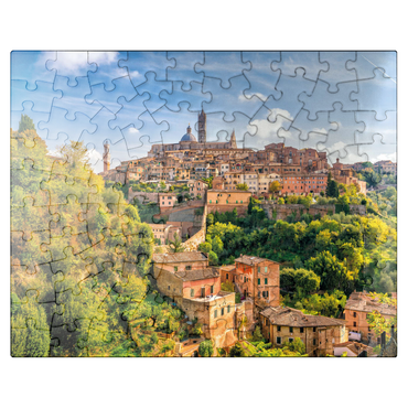 puzzleplate Panorama of Siena - Tuscany, Italy 100 Jigsaw Puzzle