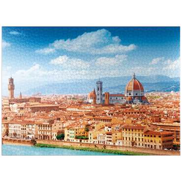 puzzleplate Cityscape panorama of Florence - Tuscany, Italy 1000 Jigsaw Puzzle