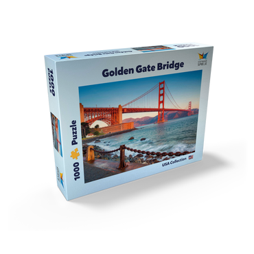 Golden Gate Bridge at sunrise - San Francisco, California, USA 1000 Jigsaw Puzzle box view1