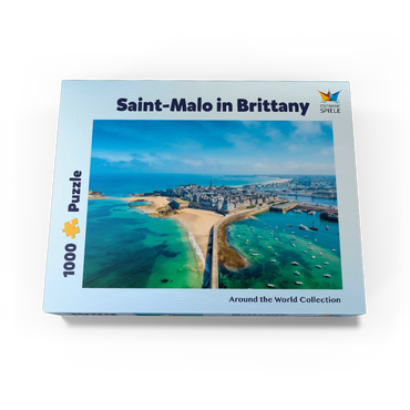 Saint Malo - City of buccaneers - Brittany, France 1000 Jigsaw Puzzle box view1