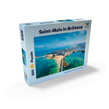 Saint Malo - City of buccaneers - Brittany, France 500 Jigsaw Puzzle box view1
